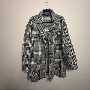 AKIRA Plaid Houndstooth Jacket